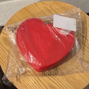 Red Heart-Shaped Bag